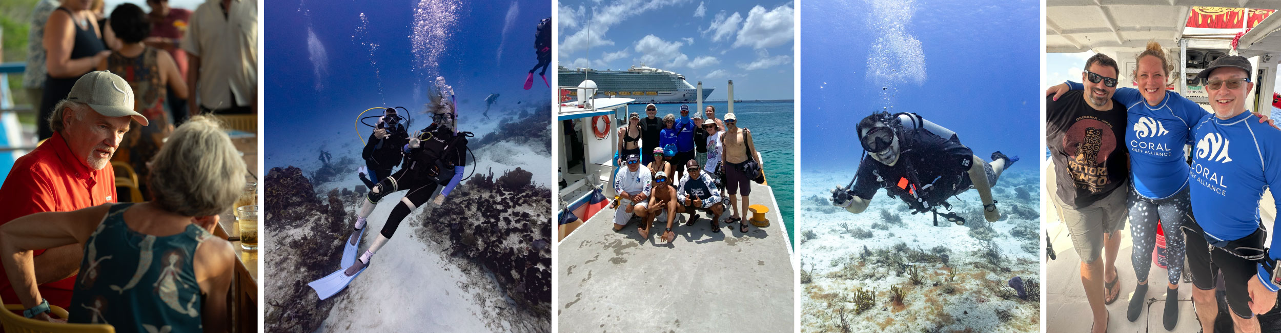 CORAL Forever members gather across happy hours and dive trips