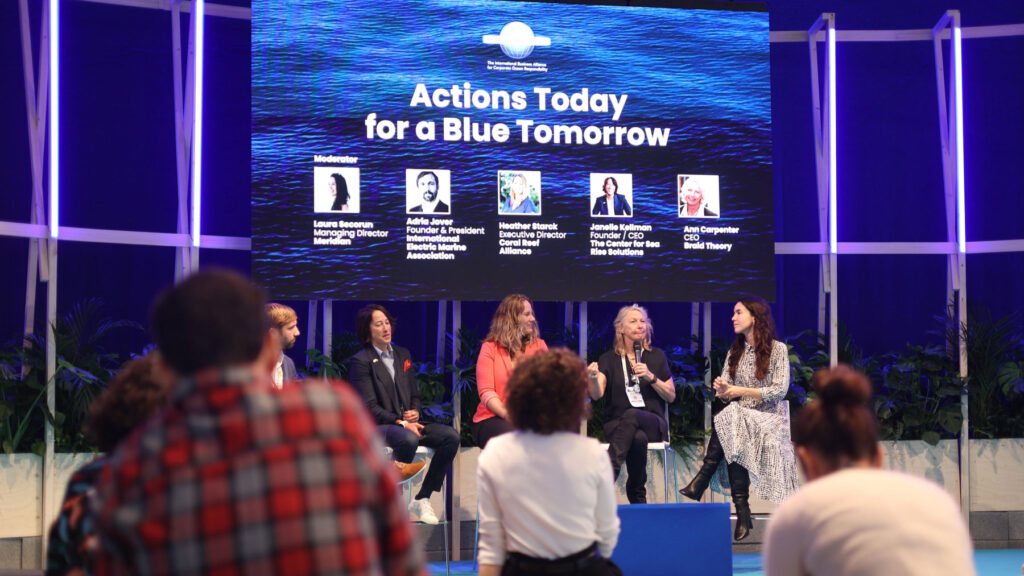 CORAL Executive Director Heather Starck speaks on panel