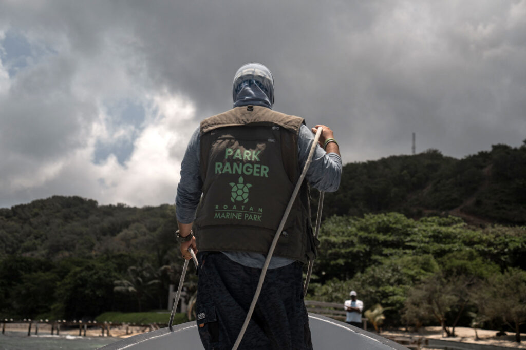Roatan Marine Park Ranger protected the shores of Roatan, Honduras from illegal activities in the marine protected area